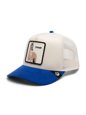 The Suede Horse Hat - Blue