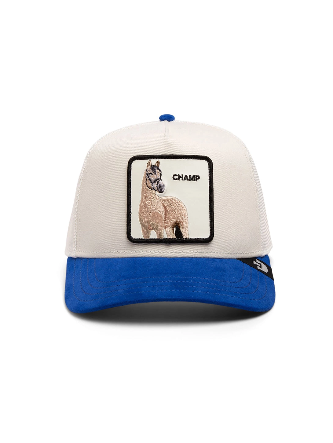 The Suede Horse Hat - Blue