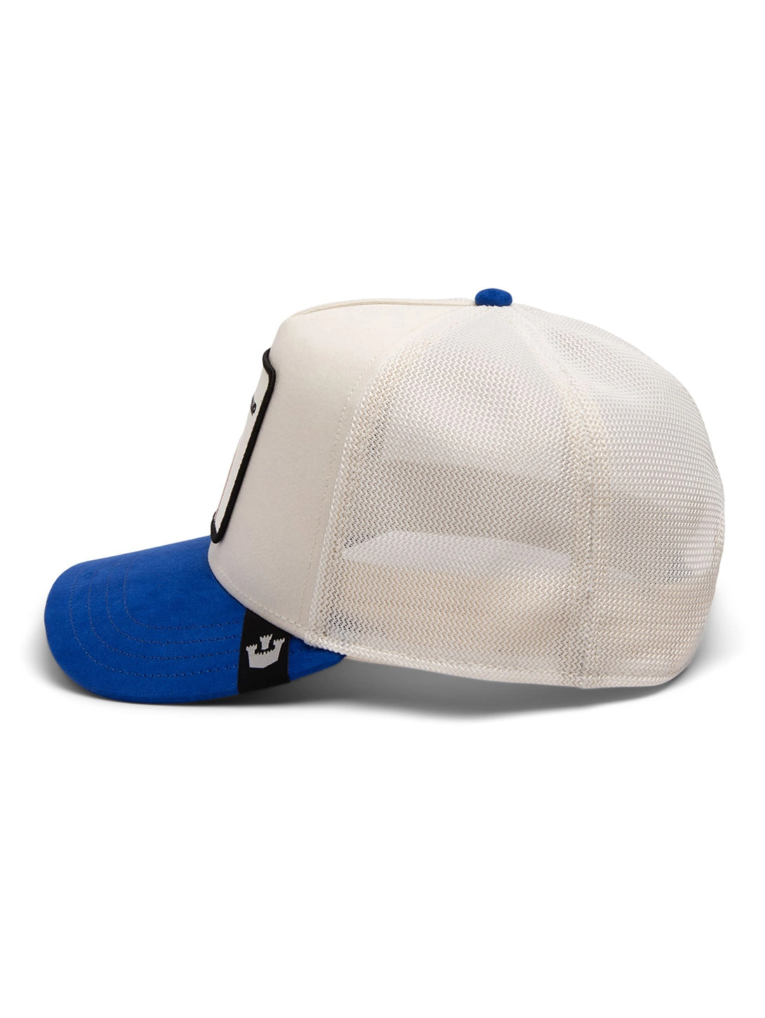 The Suede Horse Hat - Blue
