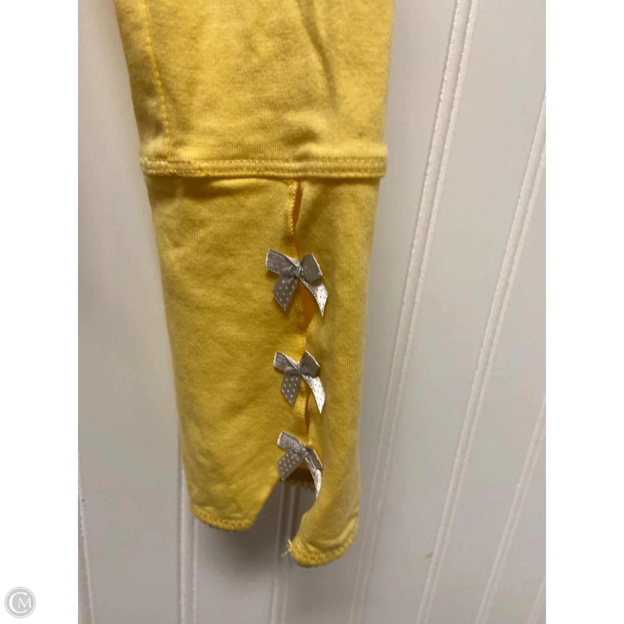 Top Long Sleeve Basic By Free People In Yellow, Size: Sp
