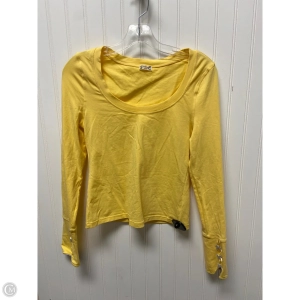 Top Long Sleeve Basic By Free People In Yellow, Size: Sp