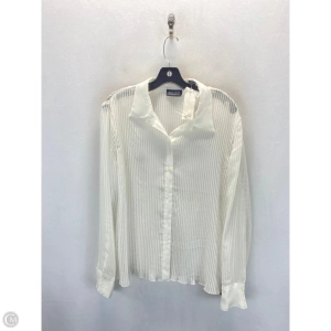 Top Long Sleeve Basic By New York And Co In White, Size: L