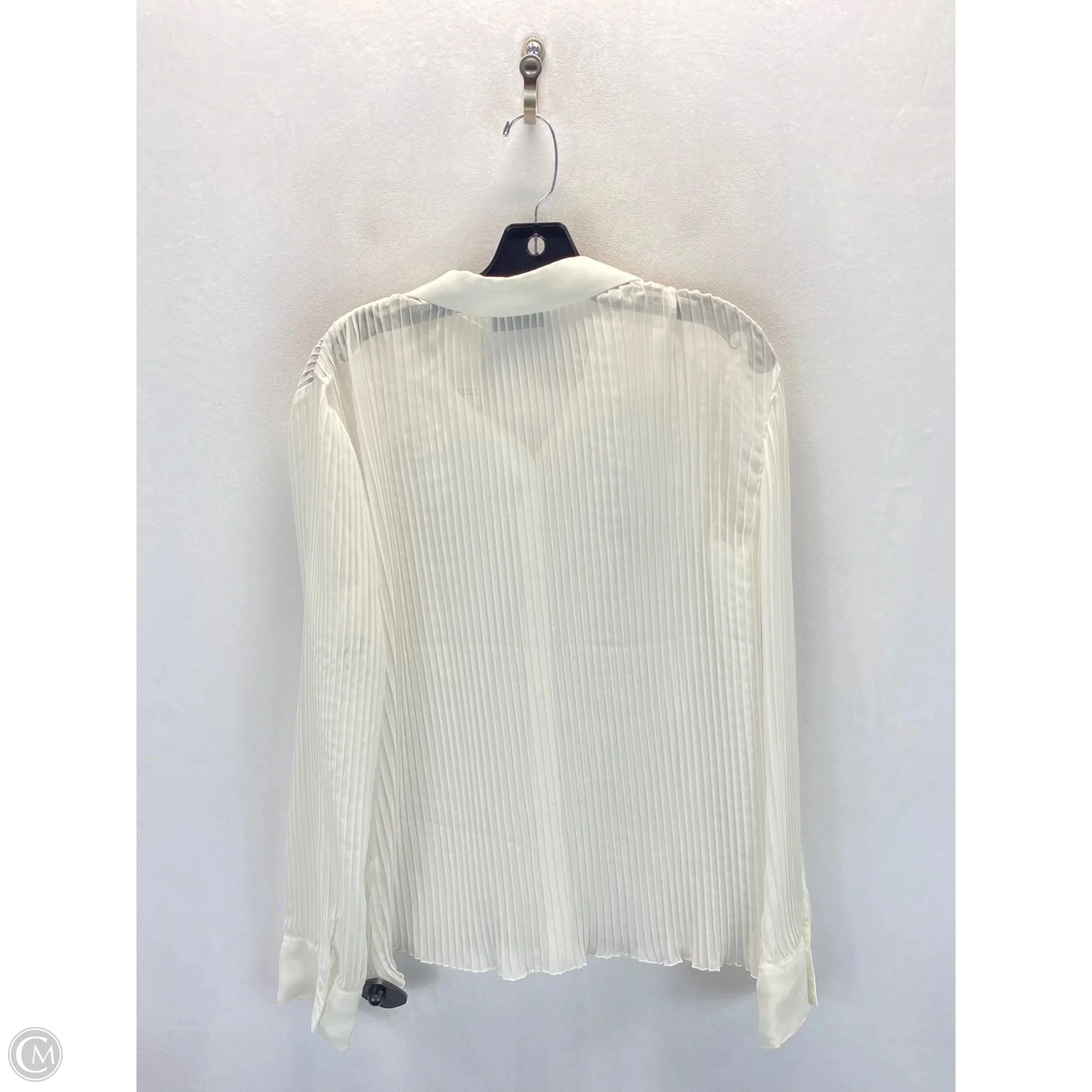 Top Long Sleeve Basic By New York And Co In White, Size: L