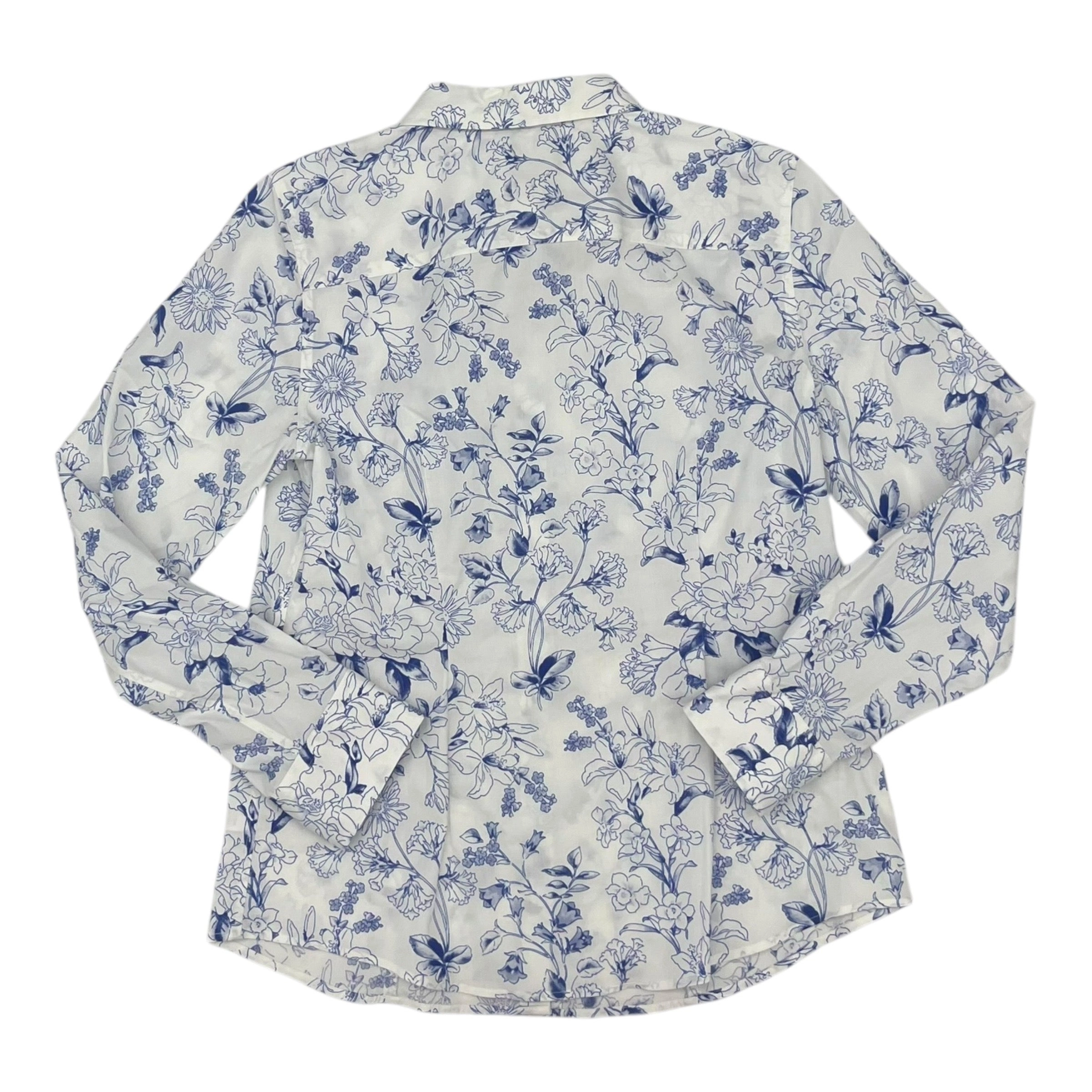 Top Ls By Talbots In Blue & White, Size:S