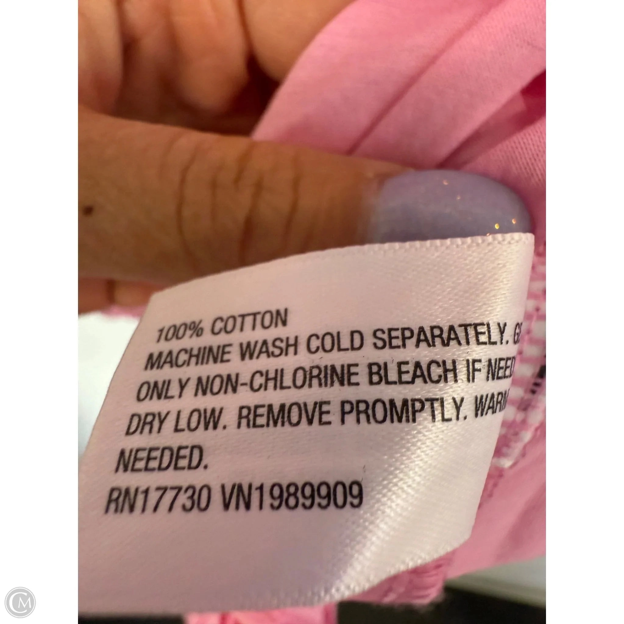 Top Short Sleeve By A New Day In Pink, Size: L
