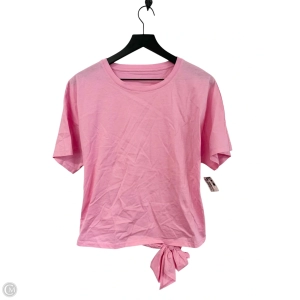 Top Short Sleeve By A New Day In Pink, Size: L