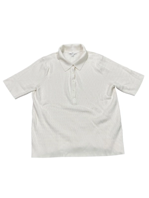 Top Ss By Banana Republic In White, Size:Xl