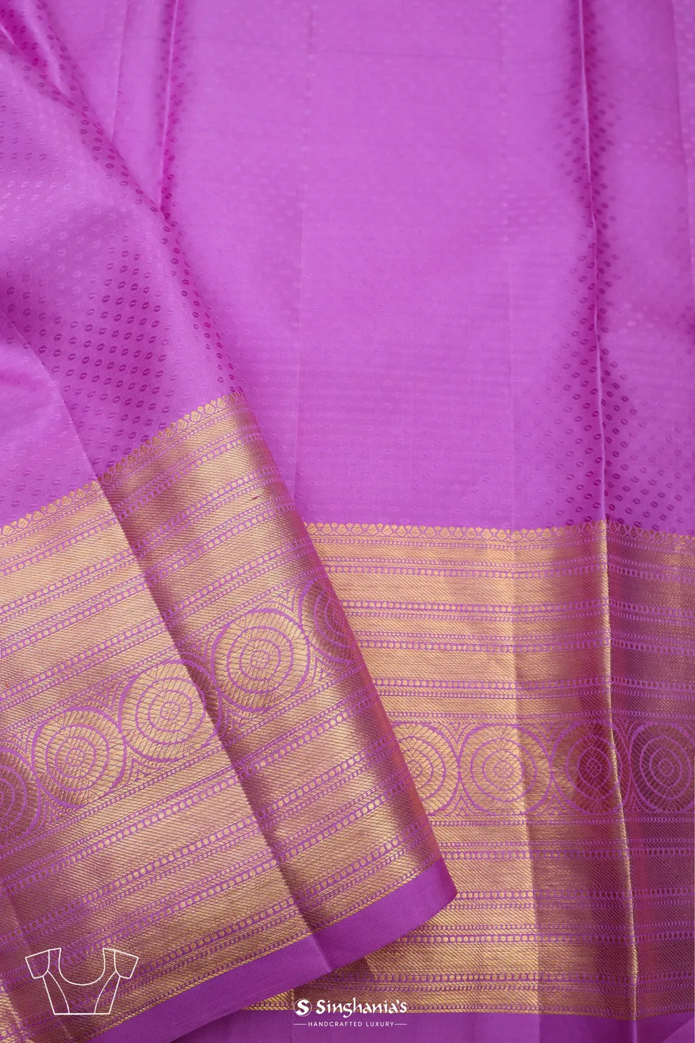 Vivid Orange Jaal Kanjivaram Silk Saree