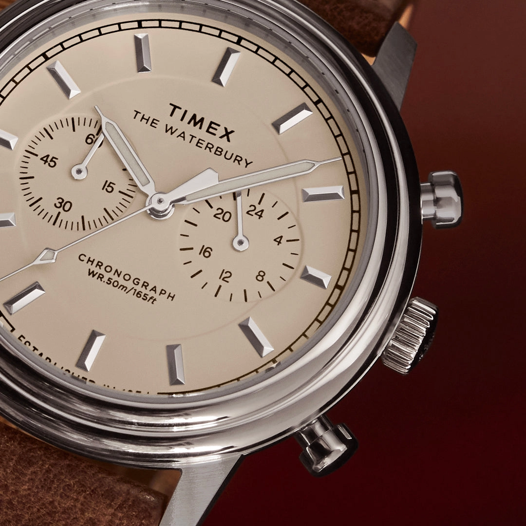 Waterbury Metropolitan Chronograph 41mm Leather Band