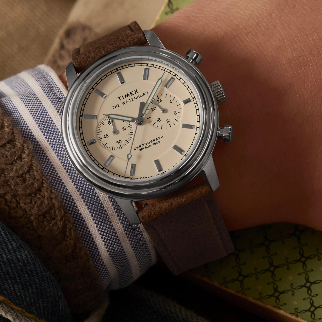 Waterbury Metropolitan Chronograph 41mm Leather Band