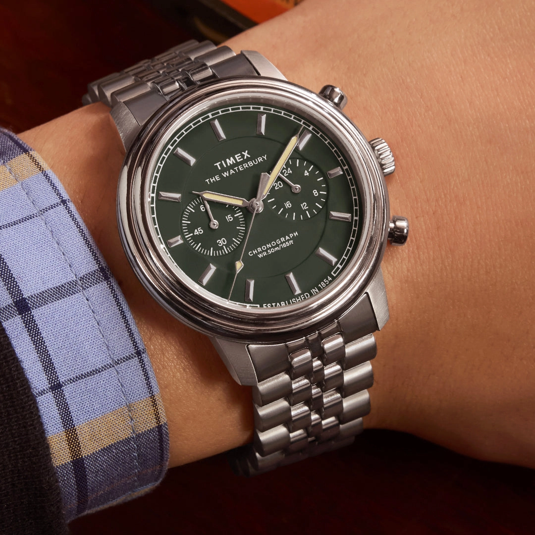 Waterbury Metropolitan Chronograph 41mm Stainless Steel Band