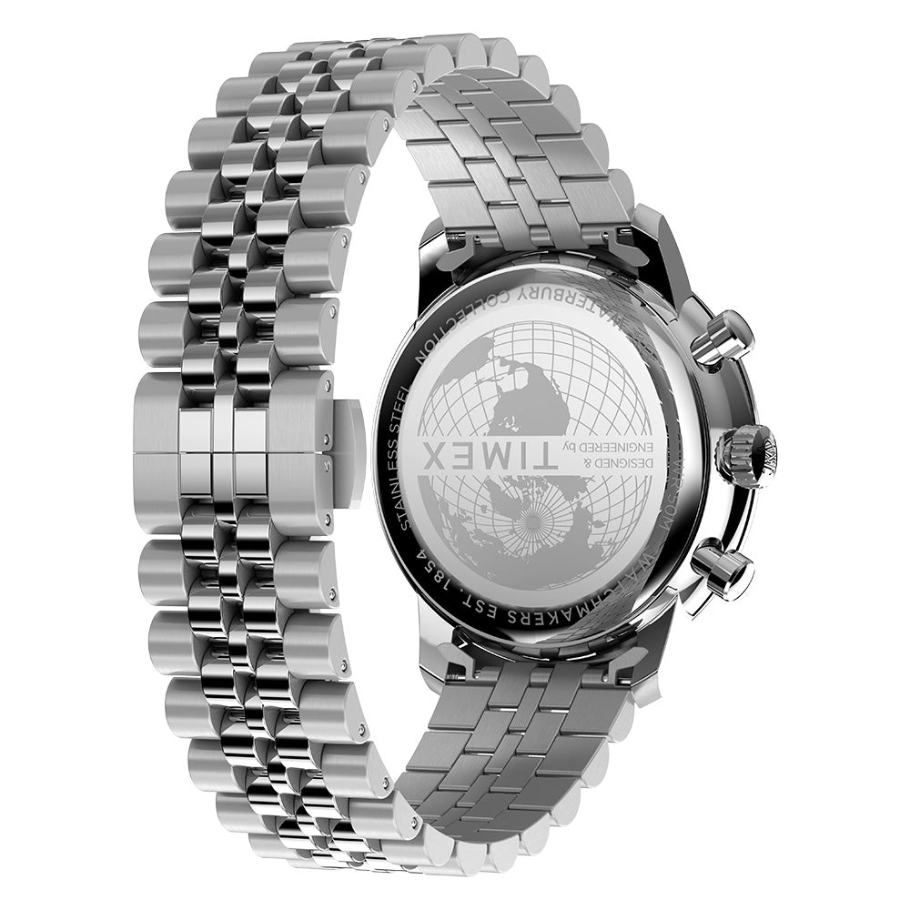 Waterbury Metropolitan Chronograph 41mm Stainless Steel Band