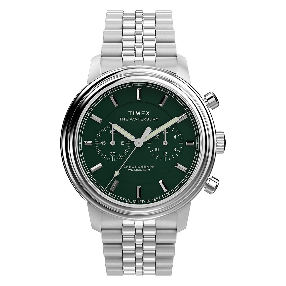 Waterbury Metropolitan Chronograph 41mm Stainless Steel Band