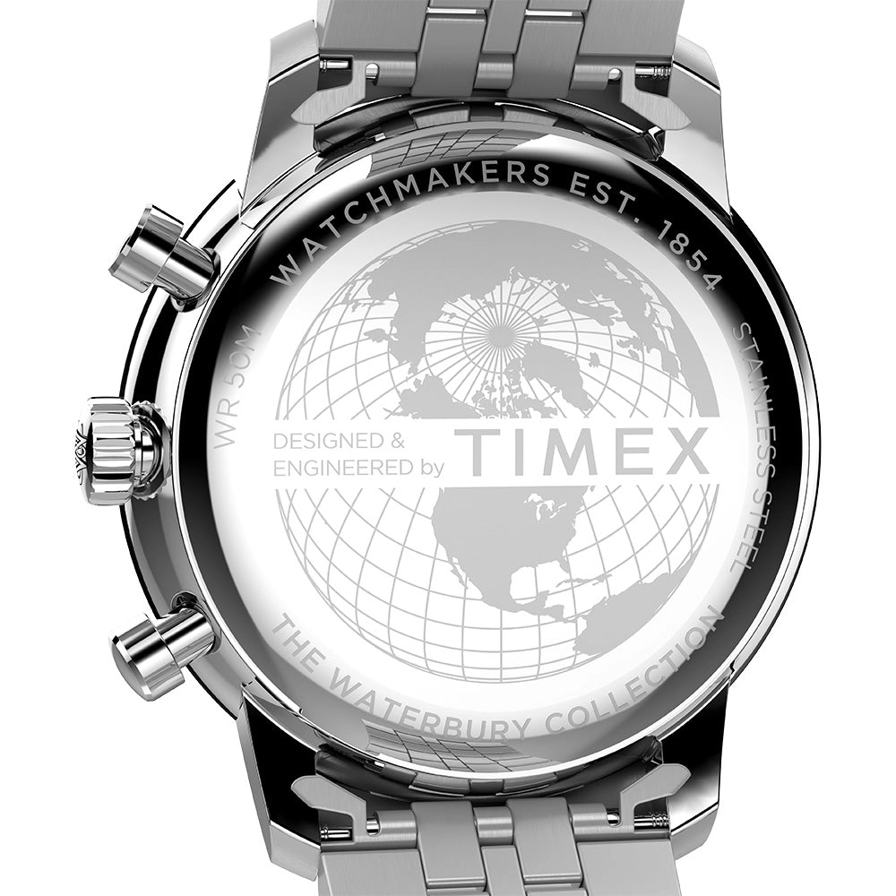 Waterbury Metropolitan Chronograph 41mm Stainless Steel Band
