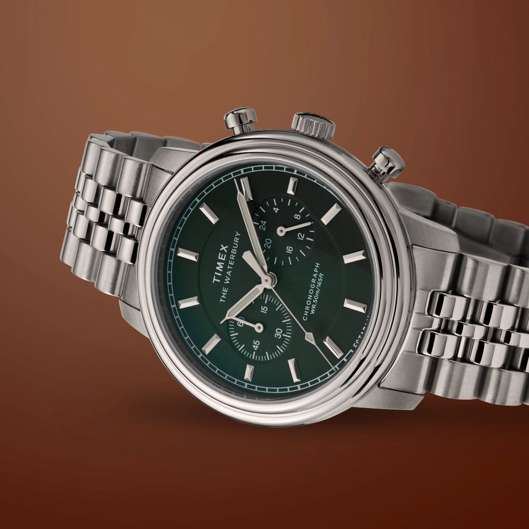 Waterbury Metropolitan Chronograph 41mm Stainless Steel Band